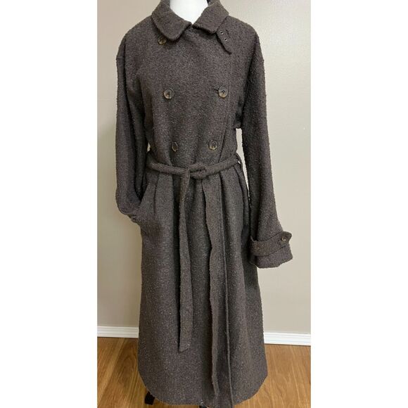 Future Collective/Reese Blutstein dark gray textured trench coat. Size L. - Picture 2 of 11